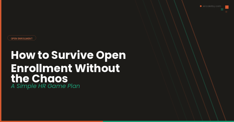 Open enrollment checklist for HR — a simple game plan for employee benefits enrollment season